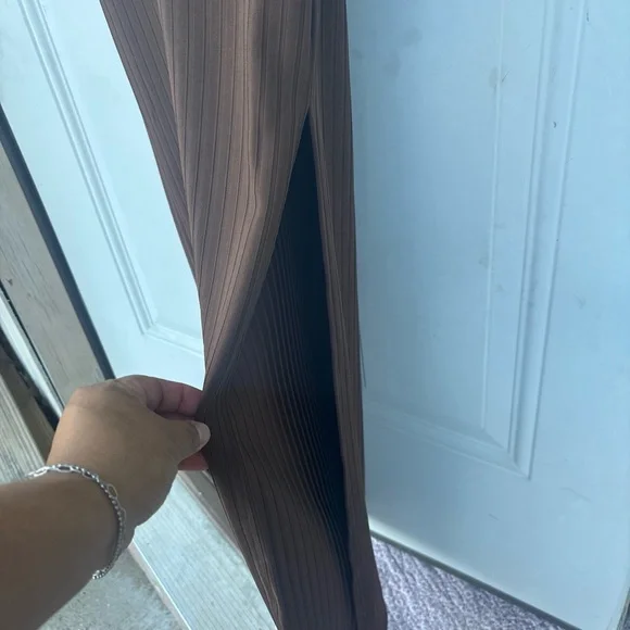 Princess Polly Brown Ribbed Cutout Maxi - Picture 3 of 6